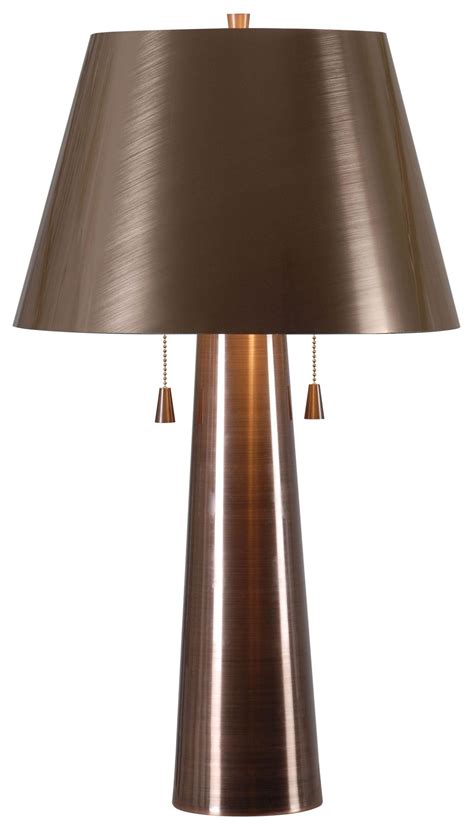 Biblio Antique Copper Table Lamp from Kenroy | Coleman Furniture