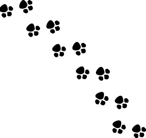 Animal Footsteps Silhouette Free Stock Photo - Public Domain Pictures