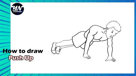 How to Draw Push Up - YouTube