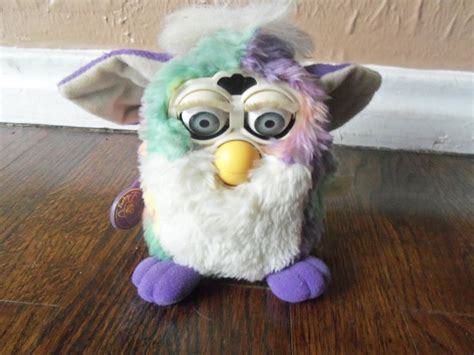 Tiger Electronisc 1998 Original Rainbow Furby Preowned | Etsy | Furby ...