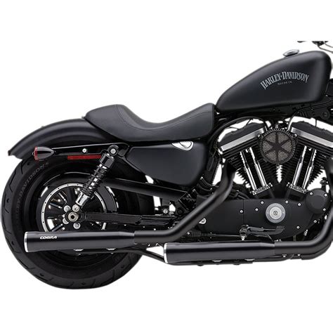 Cobra 3" Slip-On Mufflers with Race-Pro Tips for 2004-2013 Harley ...