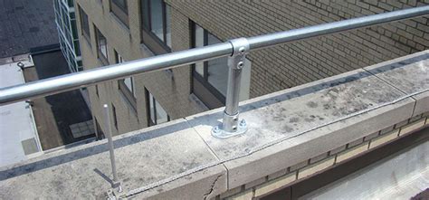 Rooftop Parapet Railing Safety Systems - Sesco Safety