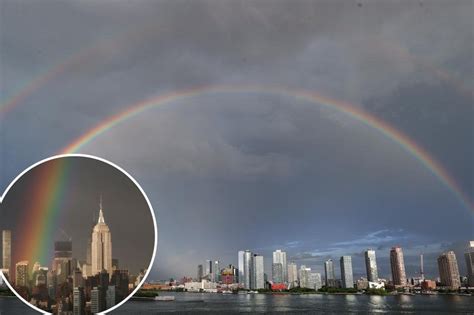 Amazing double rainbow appears over NYC on 9/11: 'Most insane thing I've ever seen' : r/nyc