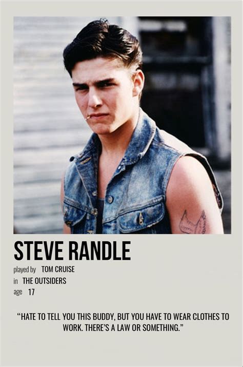 steve randle | The outsiders, The outsiders steve, The outsiders imagines