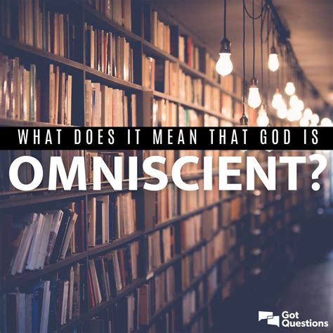 God Is Omniscient