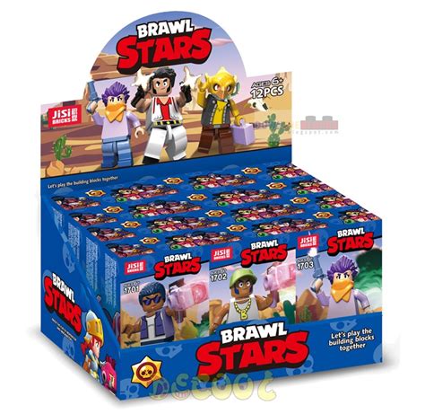 JiSi 1701-1712: Brawl Stars Minifigures Preview (Decool)