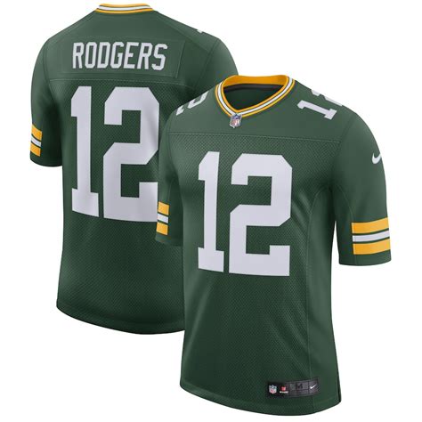 Nike Aaron Rodgers Green Bay Packers Green Classic Limited Player Jersey