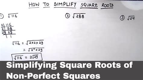 Simplifying Square Roots Examples Practice Expii, 46% OFF