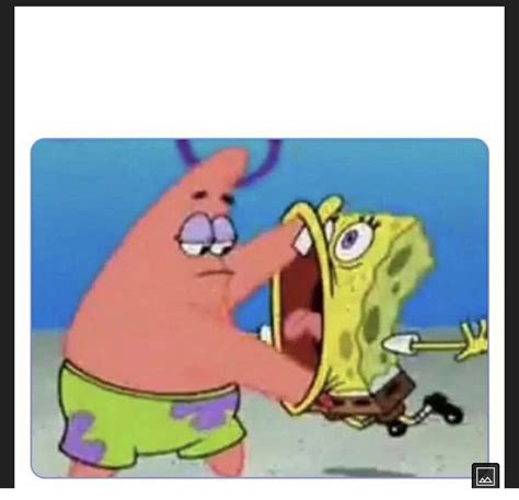 Patrick Spongebob mouth Blank Template - Imgflip