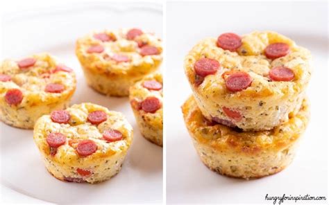 Super Easy Keto Pizza Muffins Recipe