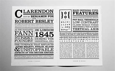 The Clarendon typeface was originally designed to be used as a heavy face to highlight words in ...