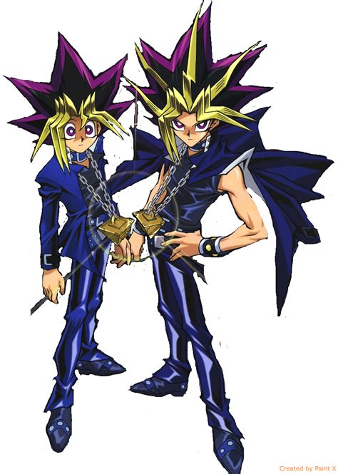 Yami and Yugi render by cameron33268110 on DeviantArt