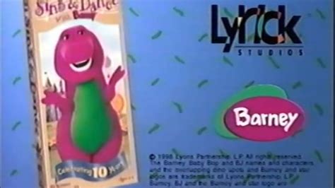 Sing & Dance With Barney (1999) - VHS Preview - YouTube