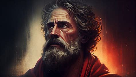 Premium AI Image | Saint Peter Apostle of Christ Colored Illustration Generative Ai