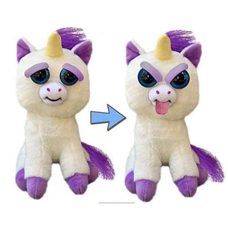 Feisty Pets 8" Plush, Glenda Glitterpoop the Unicorn (Tongue Out ...