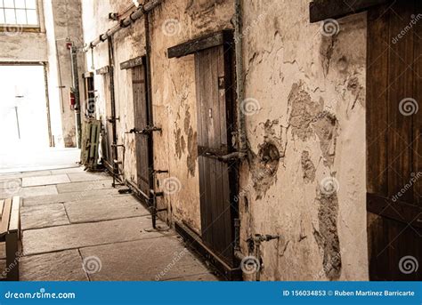 Entrance Prison Cells in a Penitentiary Stock Image - Image of jail, captive: 156034853