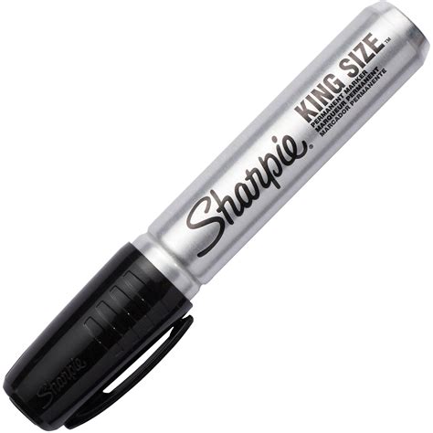 Sharpie King Size Permanent Marker - Black - Aluminum Barrel - Madill ...