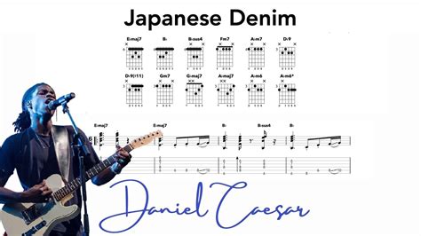 Japanese Denim Guitar Chords - Daniel Caesar - YouTube