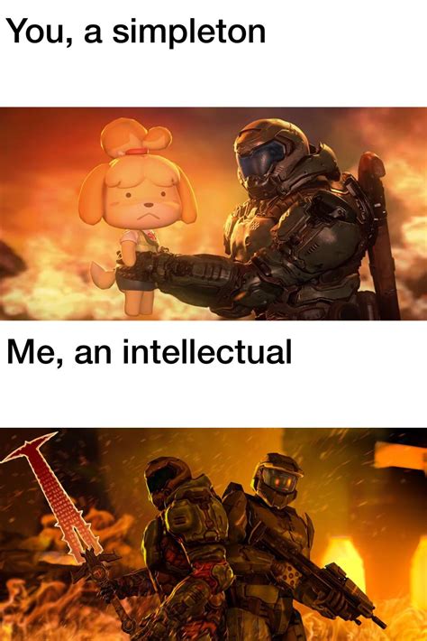 Master Chief > Isabelle : r/Doom