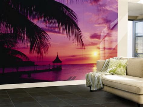 Free download Purple ocean wallpaper murals for living room ideas best wall murals [1440x1077 ...