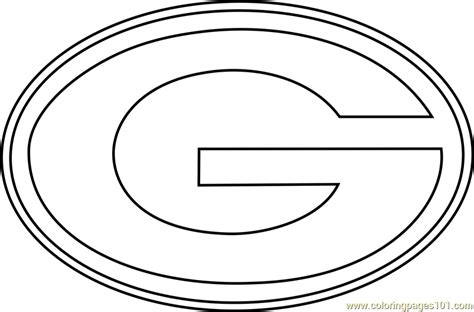 Green Bay Packers Symbol Coloring Pages