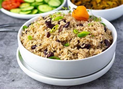 Jamaican Rice And Peas Recipe - Healthier Steps