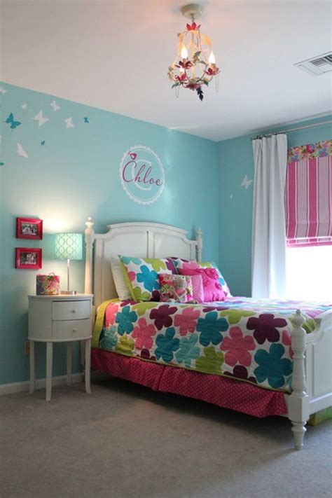 Blue Girls Bedroom Color Scheme | Girls bedroom color schemes, Girls room paint colors, Girls ...