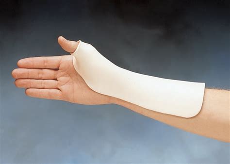 North Coast Medical Radial Based Thumb Spica Precut Splint, Preferred Perforated 1 percent, 1 ...