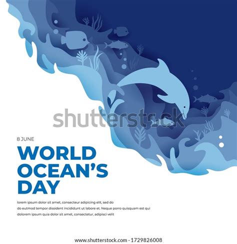 1,212 Beautiful World Ocean Day Poster Images, Stock Photos & Vectors ...