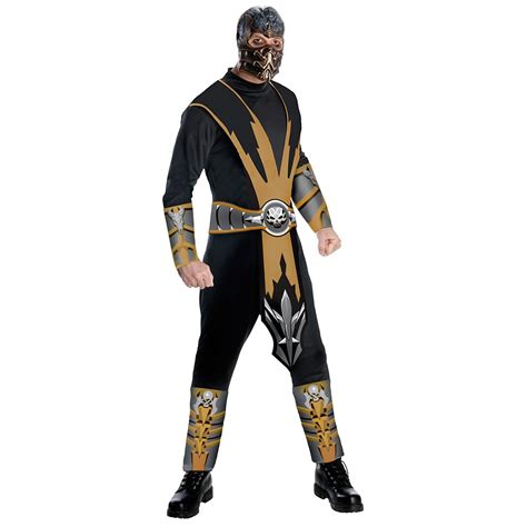 Mortal Kombat Scorpion Costume for Adults - Walmart.com