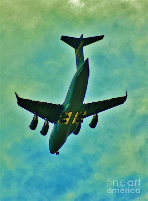 USAF Globemaster III Landing Photograph by Craig Wood - Fine Art America