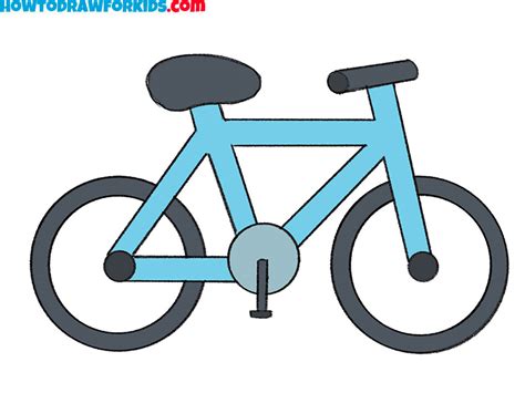 How to Draw a Bike - Easy Drawing Tutorial For Kids