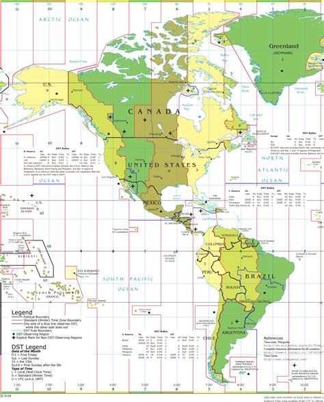 World Maps Library - Complete Resources: High Resolution Us Time Zones Map