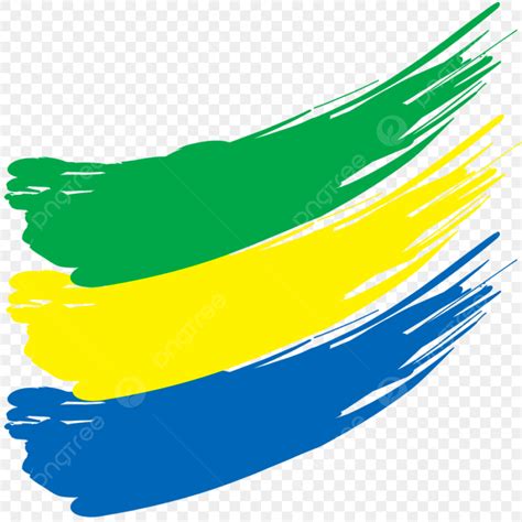 Bursh Effects PNG Image, Gabon Flag Paint Bursh Effect, Gabon Flag Pint ...