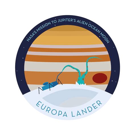 Europa Lander Mission Patch Vinyl Aufkleber, neu geschneiderter Space Mission Patch, Jupiter ...