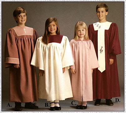 Childrens Choir Robes, Choural Gowns, Church, Acolyte, Kids