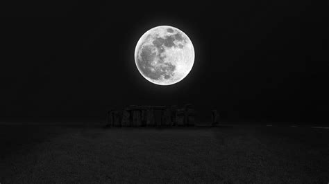 Full moon, night, Stonehenge , Moon HD wallpaper | Wallpaper Flare