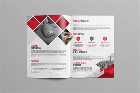 Print Bi-Fold Brochure Design - Graphic Prime | Graphic Design Templates