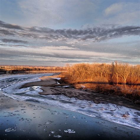 Missouri River-Omaha, NE 2103 | Missouri river, Natural landmarks, Landmarks