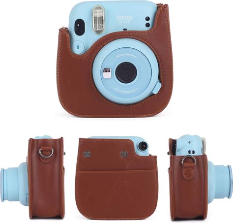 Black Phetium Instant Camera Case Compatible with Fujifilm Instax Mini ...