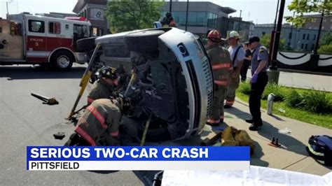 Serious two-car crash in Pittsfield leaves multiple injured - YouTube