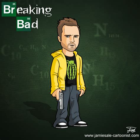 Breaking Bad Cartoon Characters | Jamie Sale Cartoonist