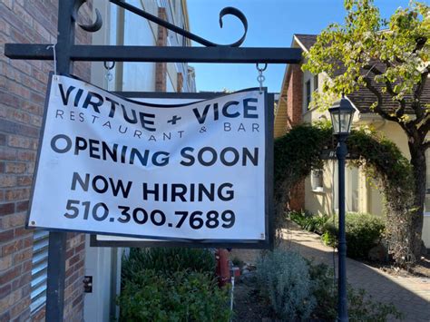 VIRTUE + VICE Opening Soon in Danville – Beyond the Creek