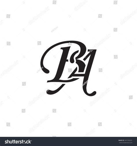 Ba Initial Monogram Logo Stock Vector (Royalty Free) 341330231 ...