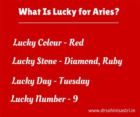 What is lucky for you? Today's zodiac: #Aries. | Aries lucky color ...