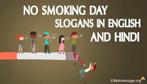 No smoking Day Slogans in English and Hindi | Tobacco Slogans