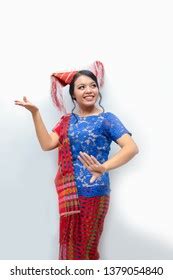 Woman Uses Traditional Batak Simalungun Clothes Stock Photo 1379054840 ...