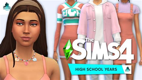 EVERY NEW CAS ITEM ️🍎 | Sims 4 High School Years Create A Sim - YouTube