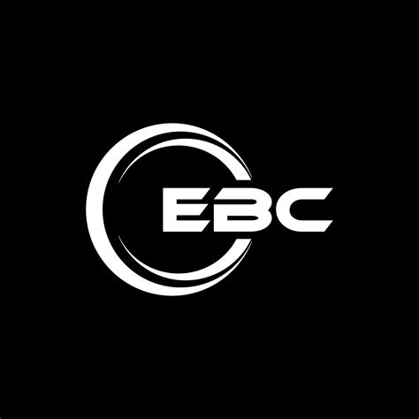 EBC letter logo design in illustration. Vector logo, calligraphy ...