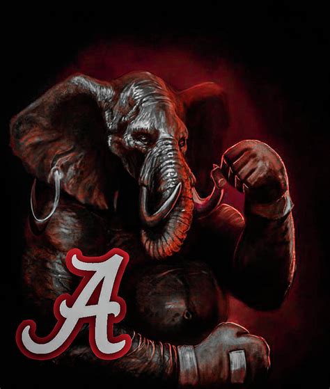 Alabama Crimson Tide Football Digital Art by Renay Green | Fine Art America